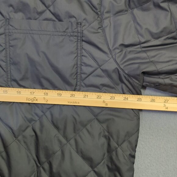 The North Face Jacket Men's XL Black Fort Point Flannel Snap Reversible Shacket - Picture 4 of 12